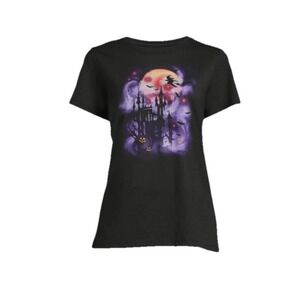 NWT Women's Haunted‎ House Halloween T-Shirt Size XXL